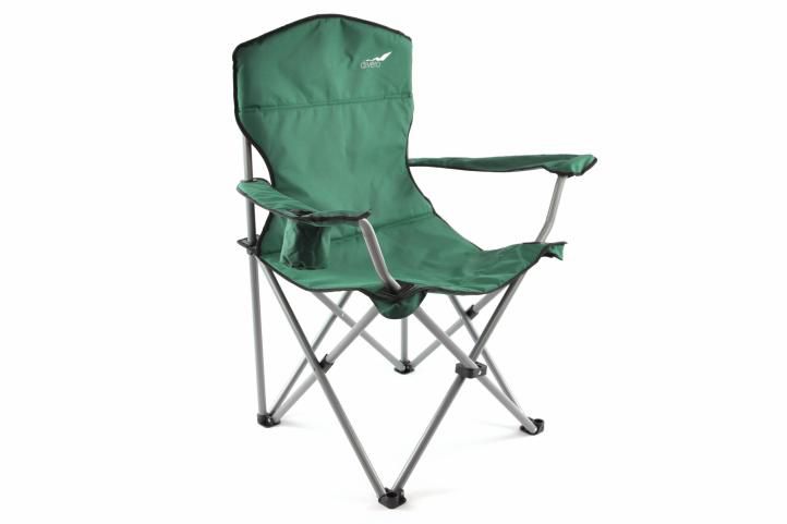 Divero 35106 Skládací kempingová židle XL - zelená Divero