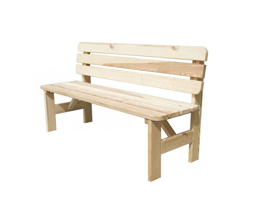 Rojaplast VIKING 41247 Zahradní dřevěná lavice - 150 cm Rojaplast