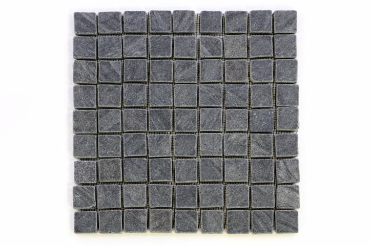 Divero Garth 1641 Mozaika z andezitu - černá 1 m2 - 30x30x0