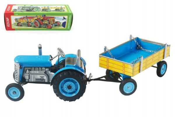 Traktor Zetor modrý na klíček Teddies