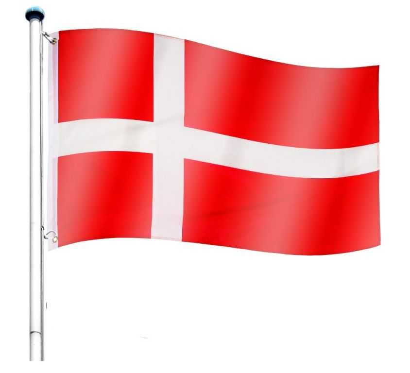 Tuin 60937 Vlajkový stožár vč. vlajky Dánsko - 6