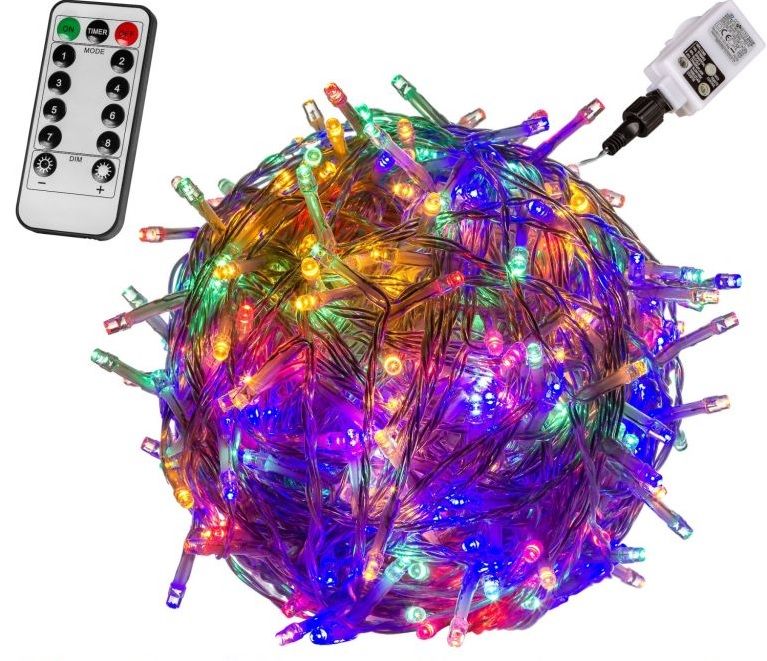 VOLTRONIC® Vánoční LED osvětlení 40 m - barevná 400 LED + ovladač VOLTRONIC®