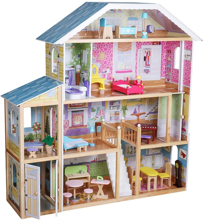Infantastic Velký dřevěný domeček pro panenky