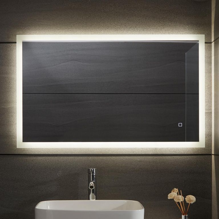 80784 Aquamarin Koupelnové zrcadlo s LED osvětlením