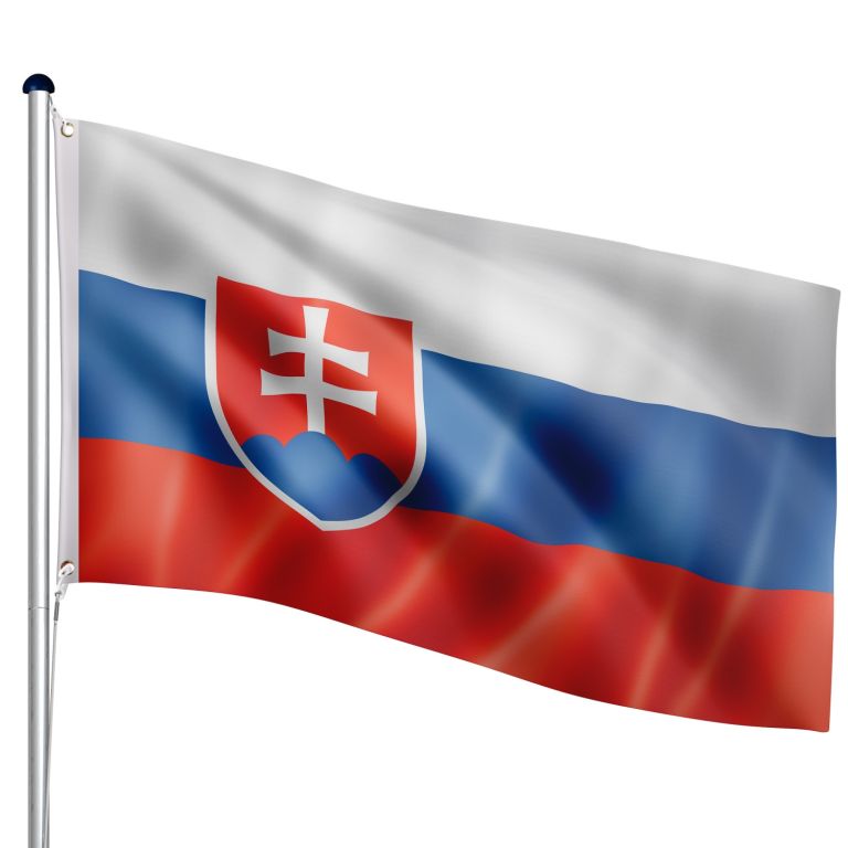FLAGMASTER Vlajkový stožár vč. vlajky Slovensko