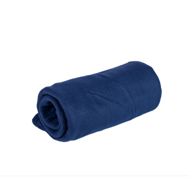 Jahu fleece deka UNI tmavě modrá 150x200 JAHU