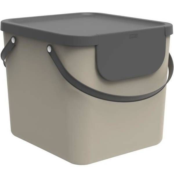 ALBULA box 50L systém na třídění odpadu - cappuccino Rotho