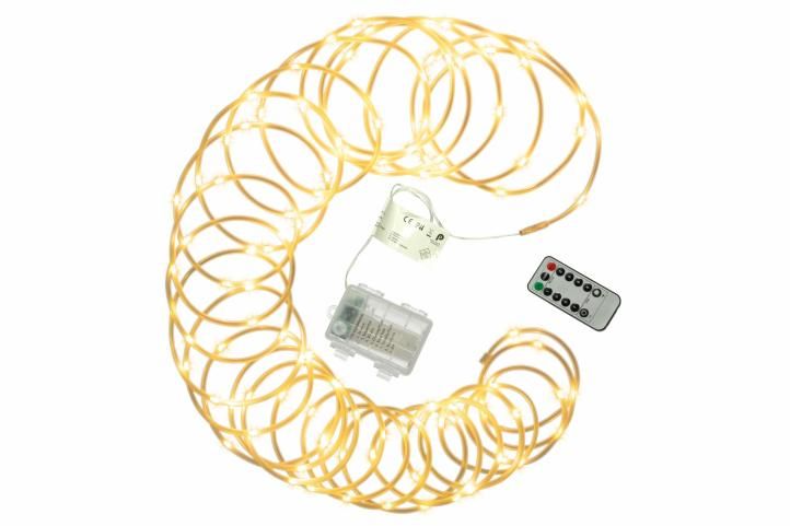 Nexos 57381 Vánoční LED osvětlení - MINI kabel - 10 m teple bílé Nexos