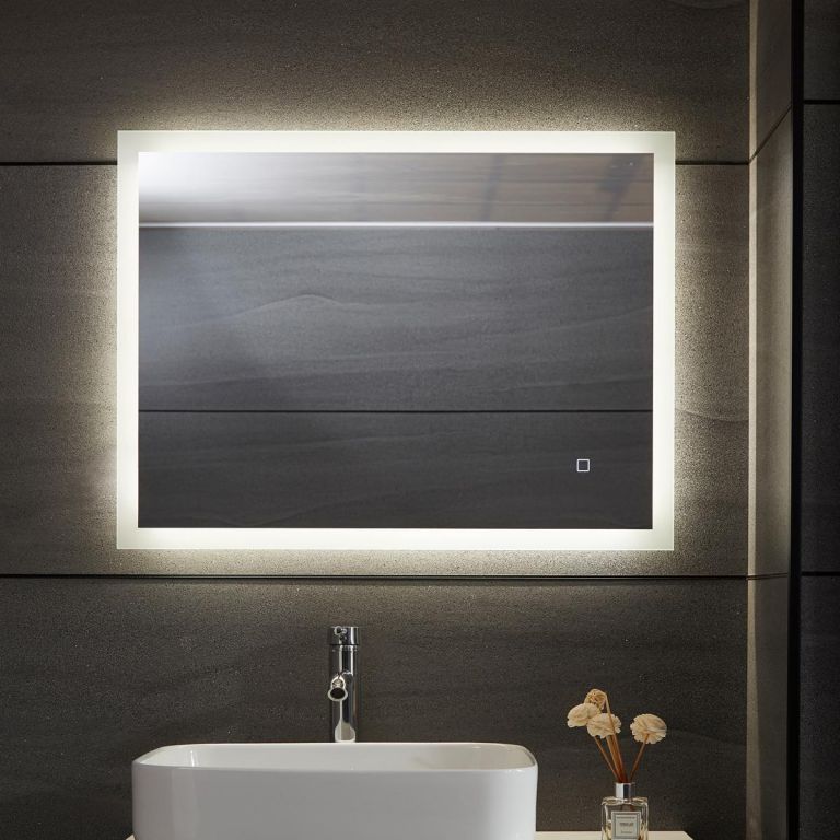 80786 Aquamarin Koupelnové zrcadlo s LED osvětlením