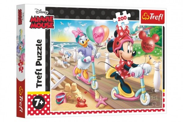 Puzzle Disney Minnie na pláži 200 dílků
