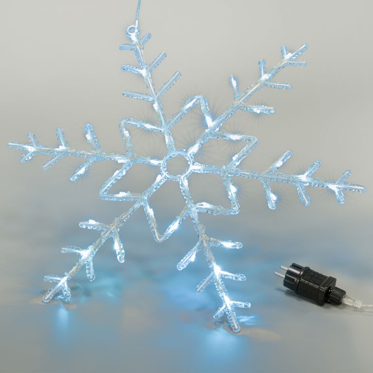 Vánoční LED dekorace - Sněhová vločka