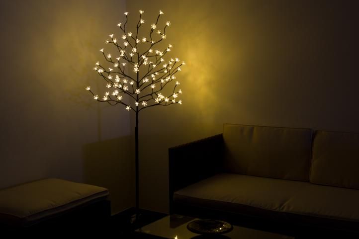 Nexos 39398 LED vánoční dekorace - Světelný strom - 96 LED 150 cm Nexos