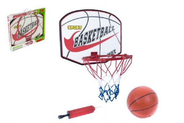 Basketbalový koš + míč s pumpičkou Teddies