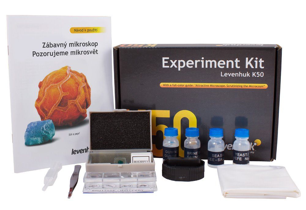 89982 Sada Levenhuk K50 Experiment Kit - CZ (pro mikroskopy)
