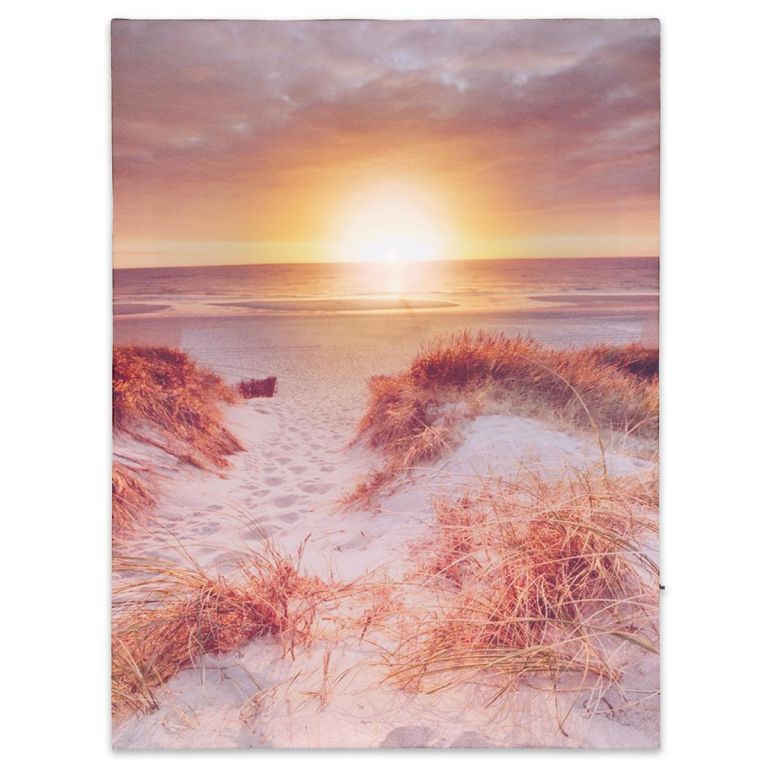 Nexos  Nástěnná malba západ slunce na pláži